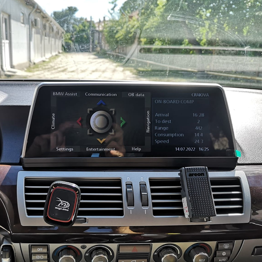 10.25'' Android 16 Screen BMW 7 series E65 E66 Navigation GPS support iDrive Carplay Android Auto Multimedia AutoRdio Stereo Radio Upgrade