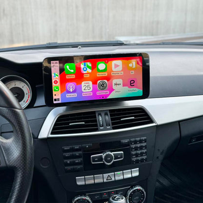Qualcomm CARPLAY ANDROID AUTO SCREEN 10.25" MERCEDES NTG4.5 C CLASS W204