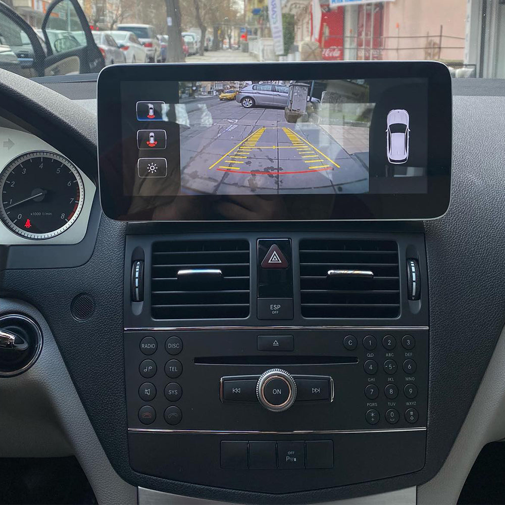 Qualcomm Snapdragon 10.25INCH ANDROID 16 For Mercedes-Benz C-class W204 C200 C230 C250 C300 C350 2007-2011 USB audio stereo Bluetooth DAB Car RADIO GPS Navigation multimedia