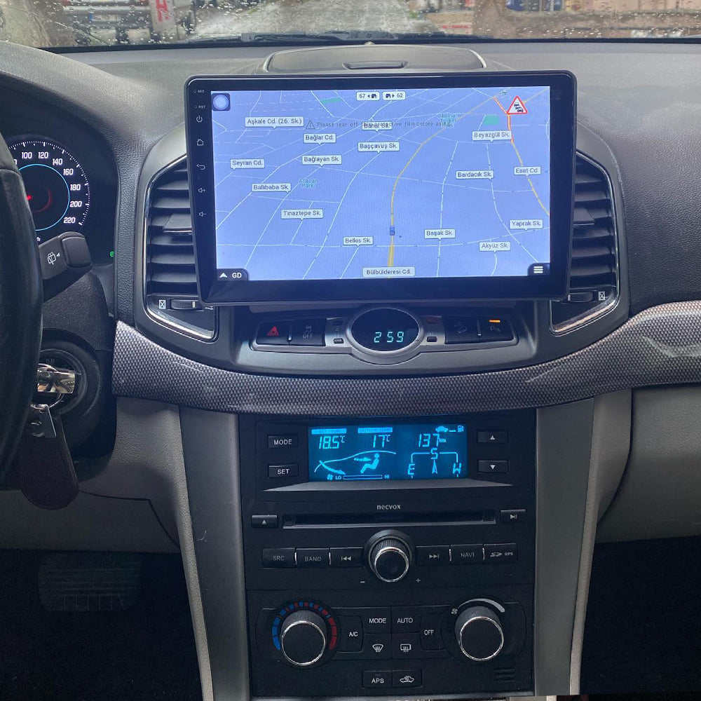 For Chevrolet Captiva 2012-2017 Double Din Car Stereo 9'' Touchscreen Radio with Backup Camera,Bluetooth Hands-Free4G LTE+5G WIFI,USB/SWC/GPS/DSP/FM AM,Carplay Android Auto