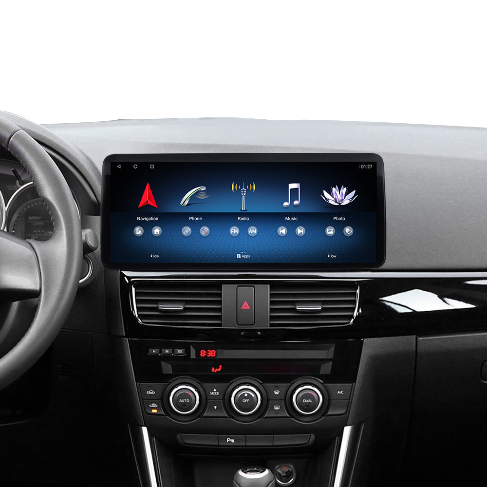 12.3 inch Touch Screen Apple Carplay in Mazda Cx-5 2013 2014 2015 Android Radio Head Unit Stereo Upgrade Android Auto