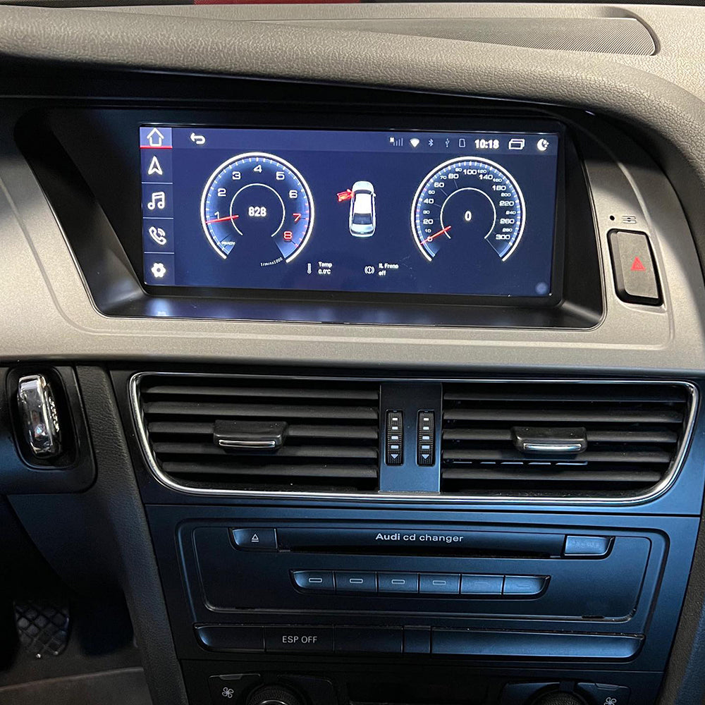 Android 16 CarPlay 8.8inch Touch Screen For Audi A4 B8 MMI 2G High 2008-2010 For Audi CD changer LVDS 22PIN Car Stereo Player Multimedia