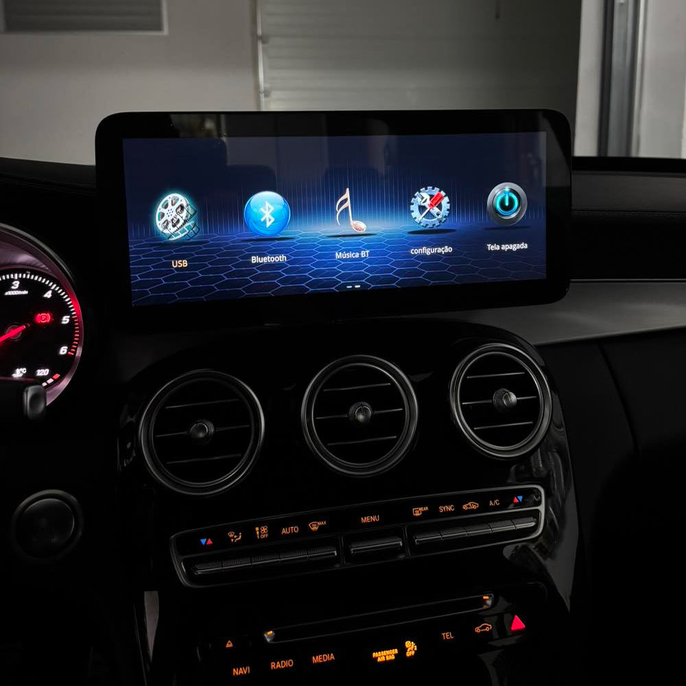 12.3" CarPlay Screen for Mecedes Benz C Class W205 S205 GLC V Class W447 2015-2018 Year with NTG5.0, Car Stereo Multimedia Radio Receiver Android Auto