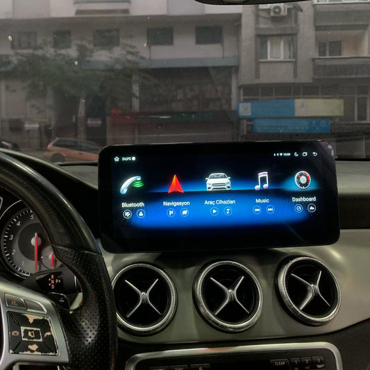 12.3 inch Wireless CarPlay Android Auto Multimedia Screen for Mercedes-Benz A W176 CLA C117 X177 G W463 GLA X156 NTG4.5 CarPlay