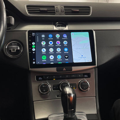 Android 16 Car Radio Stereo with Wireless CarPlay Android Auto for VW Passat B6 B7 CC 2010-2015, 10.1 Inch Touch Screen Head Unit with GPS Navigation Bluetooth HiFi FM RDS Auto Radio + Backup Camera