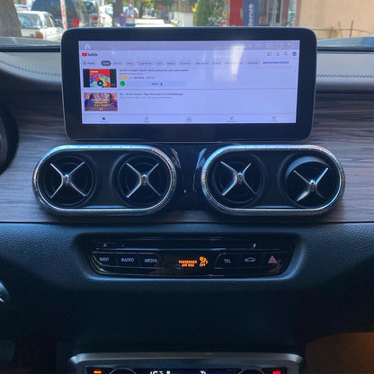 Qualcomm Snapdragon 10.25" Wireless Apple CarPlay Android Auto Car Multimedia Screen for Mercedes Benz C W205 V W447 GLC X253 X W470 NTG5.0/5.1 Head Unit