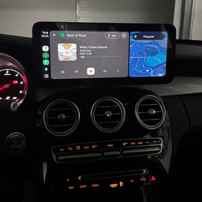 12.3" CarPlay Screen for Mecedes Benz C Class W205 S205 GLC V Class W447 2015-2018 Year with NTG5.0, Car Stereo Multimedia Radio Receiver Android Auto