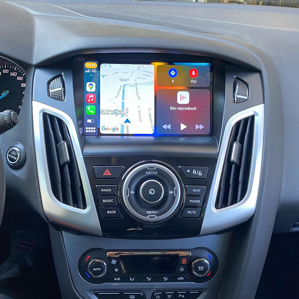 Android Auto Radio Carplay Ford Focus 3 MK3 2011-2019 9-Inch Touch Screen Car Stereo Bluetooth 5.0 GPS Navi for Car Multimedia Player