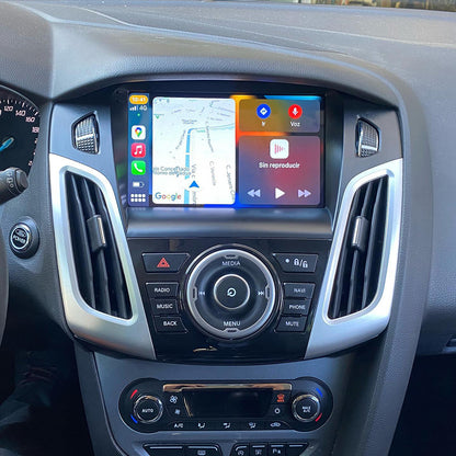 Android Auto Radio Carplay Ford Focus 3 MK3 2011-2019 9-Inch Touch Screen Car Stereo Bluetooth 5.0 GPS Navi for Car Multimedia Player