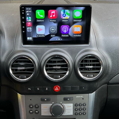 Android 16 Autoradio Car Navigation Stereo for Opel Antara 1 2006-2017 GPS Radio 9 Inch Carplay Steering Wheel Control Bluetooth FM AM RDS Rear Camera, Support DAB/TPMS/DVR
