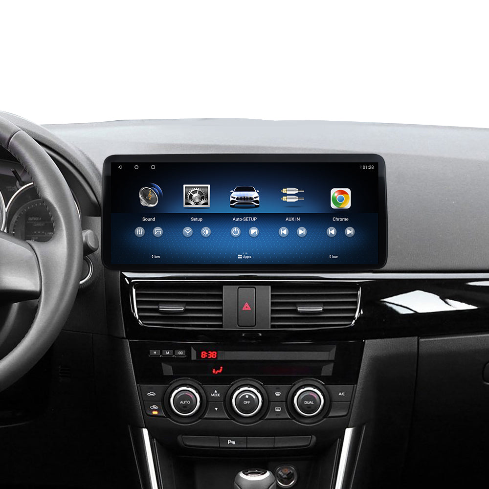 12.3 inch Touch Screen Apple Carplay in Mazda Cx-5 2013 2014 2015 Android Radio Head Unit Stereo Upgrade Android Auto