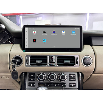 12.3" Android 16 Carplay For Land Range Rover V8 L322 L320 2005-2012 Car Radio Qled Screen Multimedia Video Player GPS Navigation