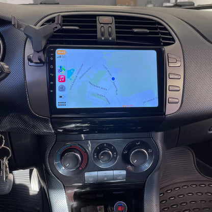 9 Inch Android 16 Car Stereo for Fiat Bravo 2007-2012 Support GPS Sat Nav Bluetooth A2DP Wifi 4G DAB + RDS WiFi FM AM Radio Carplay  Android Auto GPS Navigation SWC Bluetooth