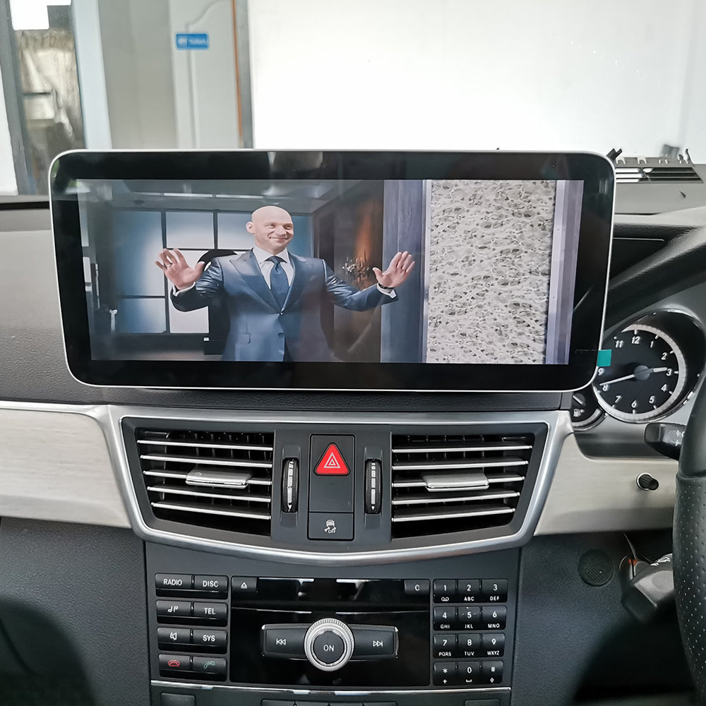 Snapdragon Android 16 Car Stereo 12.3" Car Touch Screen for Mercedes Benz E Class S212 W212 2009-2012 NTG4.0 Multimedia Navigation Upgrade Wireless CarPlay Android Auto