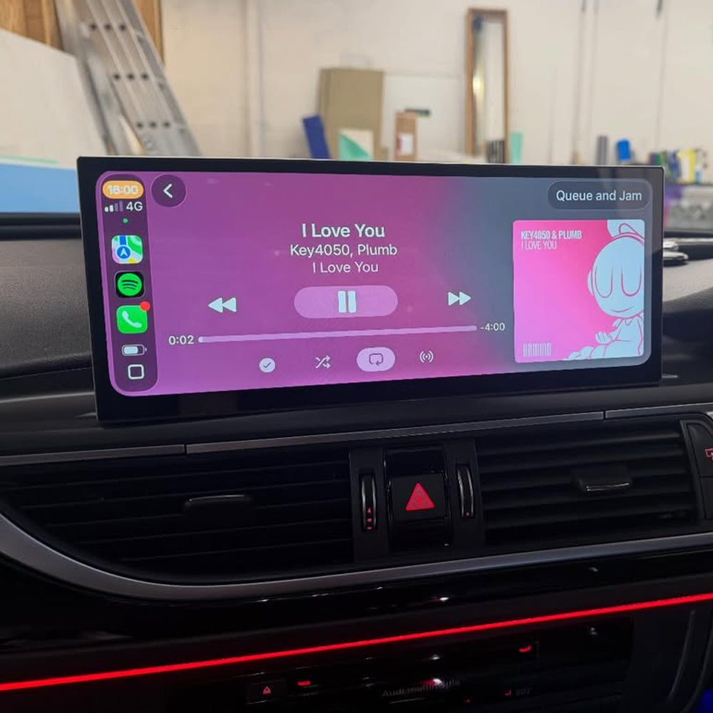 Car Multimedia Stereo For Audi A6 C6 C7 A7 2011-2018 Wireless CarPlay GPS Navi Radio Player Bluetooth 12.3" Touch Screen