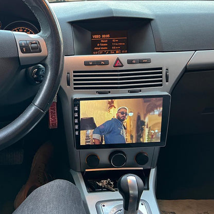 For Opel Astra H 04-14 GPS Navigation Car Multimedia Player Android 16 Stereo Sat Nav Radio 9''Head Unit Receiver Support SWC Carplay Bluetooth Android Auto Reverse Camera+Backup Camera