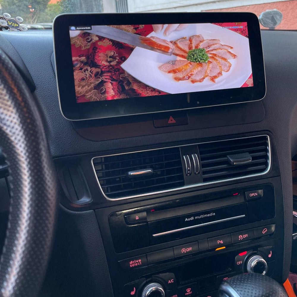 Autoradio GPS For Audi Q5 SQ5 2008-2017 Multimedia 10.25 inch TOUCHSCREEN Android GPS Navigation CarPlay + BUILT-IN WIRELESS CARPLAY & ANDROID AUTO