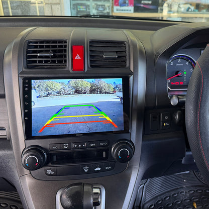 Android 16 Car Radio for Honda CRV 2006-2011 Touch Screen Stereo with Carplay Android Auto Bluetooth WiFi GPS Navigation FM Radio Multimedia Player Head Units Split Screen WiFi SWC