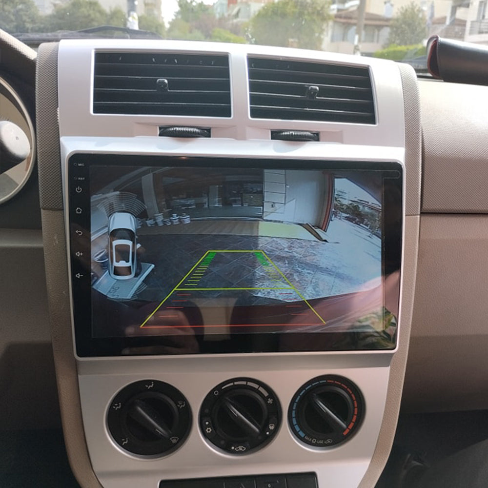 For Dodge Caliber 2007-2014 Android 15 Car Navigation Stereo Multimedia Player GPS Radio 9 Inch Carplay FM AM RDS Split Screen Steering Wheel Control Rear Camera