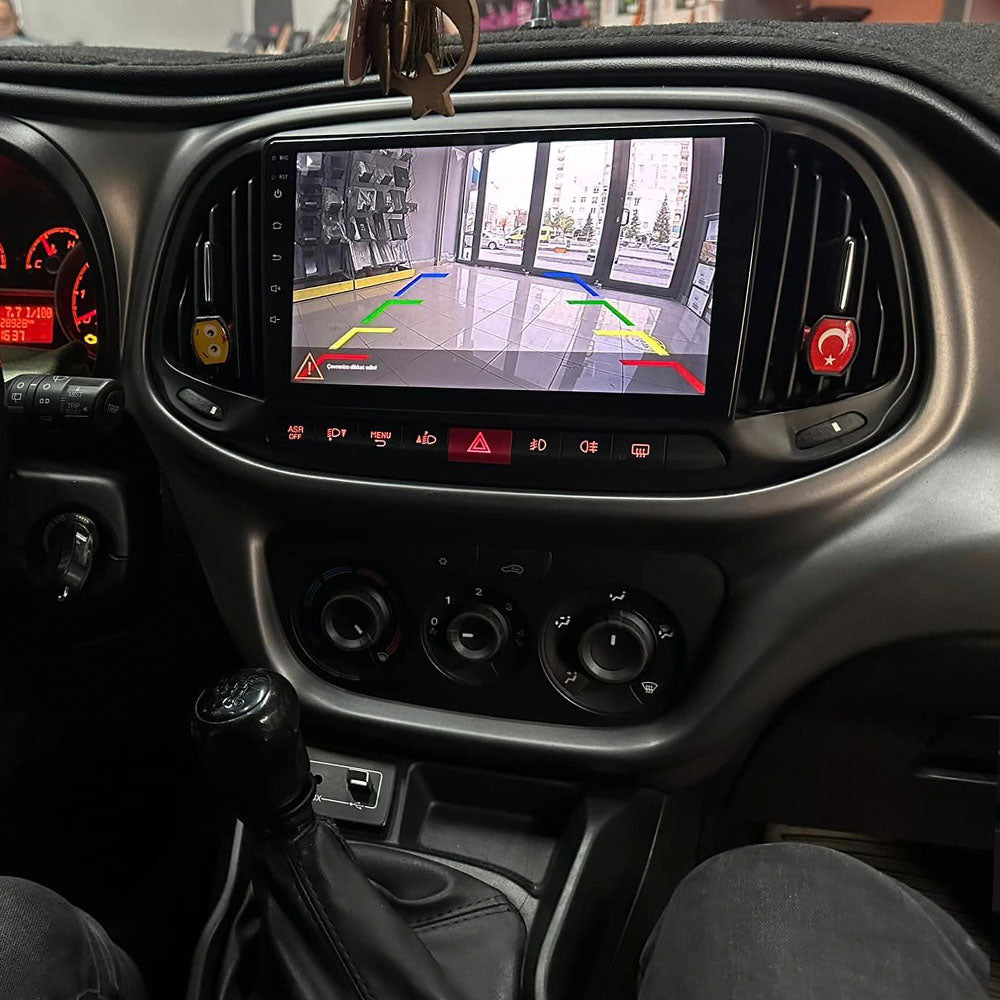 Android 16 Car Stereo Radio With Apple Carplay For Fiat Doblo 2015-2019 Plug And Play Backup Camera Automatic Bluetooth USB SWC