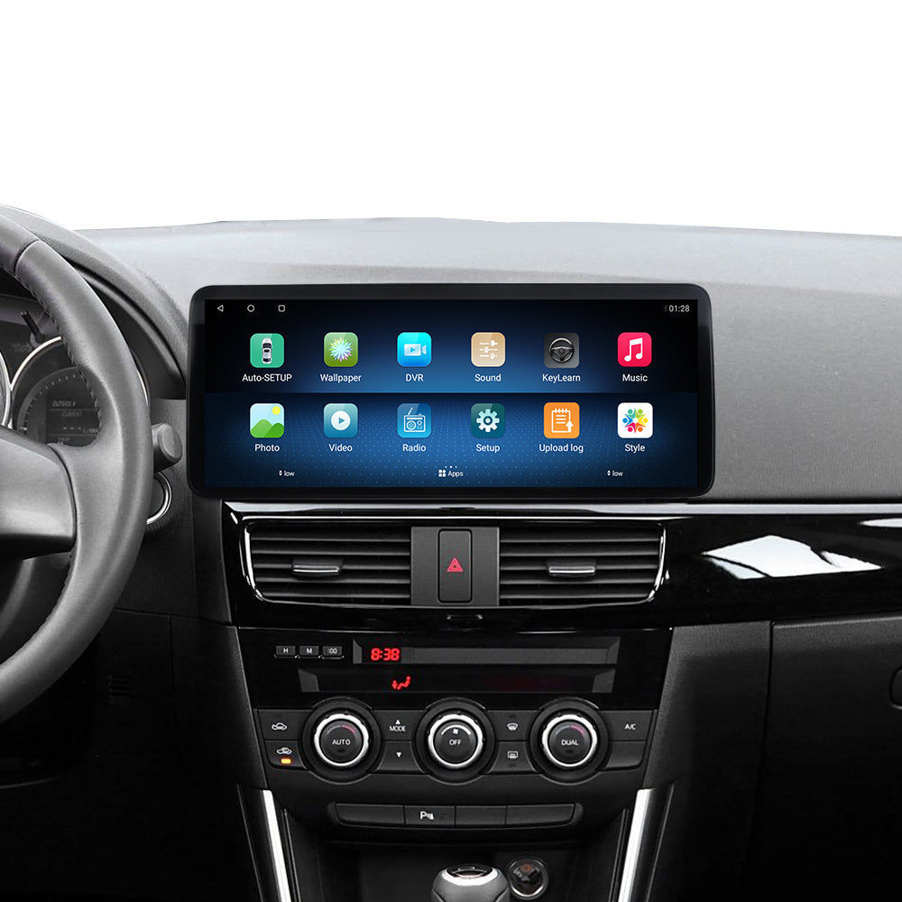 12.3 inch Touch Screen Apple Carplay in Mazda Cx-5 2013 2014 2015 Android Radio Head Unit Stereo Upgrade Android Auto