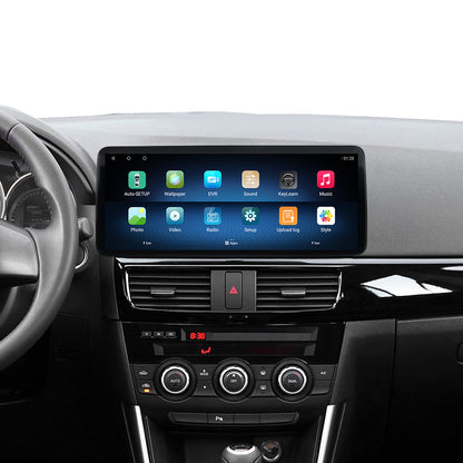 12.3 inch Touch Screen Apple Carplay in Mazda Cx-5 2013 2014 2015 Android Radio Head Unit Stereo Upgrade Android Auto