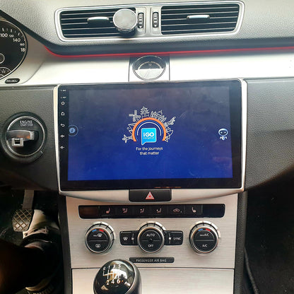 Android 16 Car Radio Stereo with Wireless CarPlay Android Auto for VW Passat B6 B7 CC 2010-2015, 10.1 Inch Touch Screen Head Unit with GPS Navigation Bluetooth HiFi FM RDS Auto Radio + Backup Camera