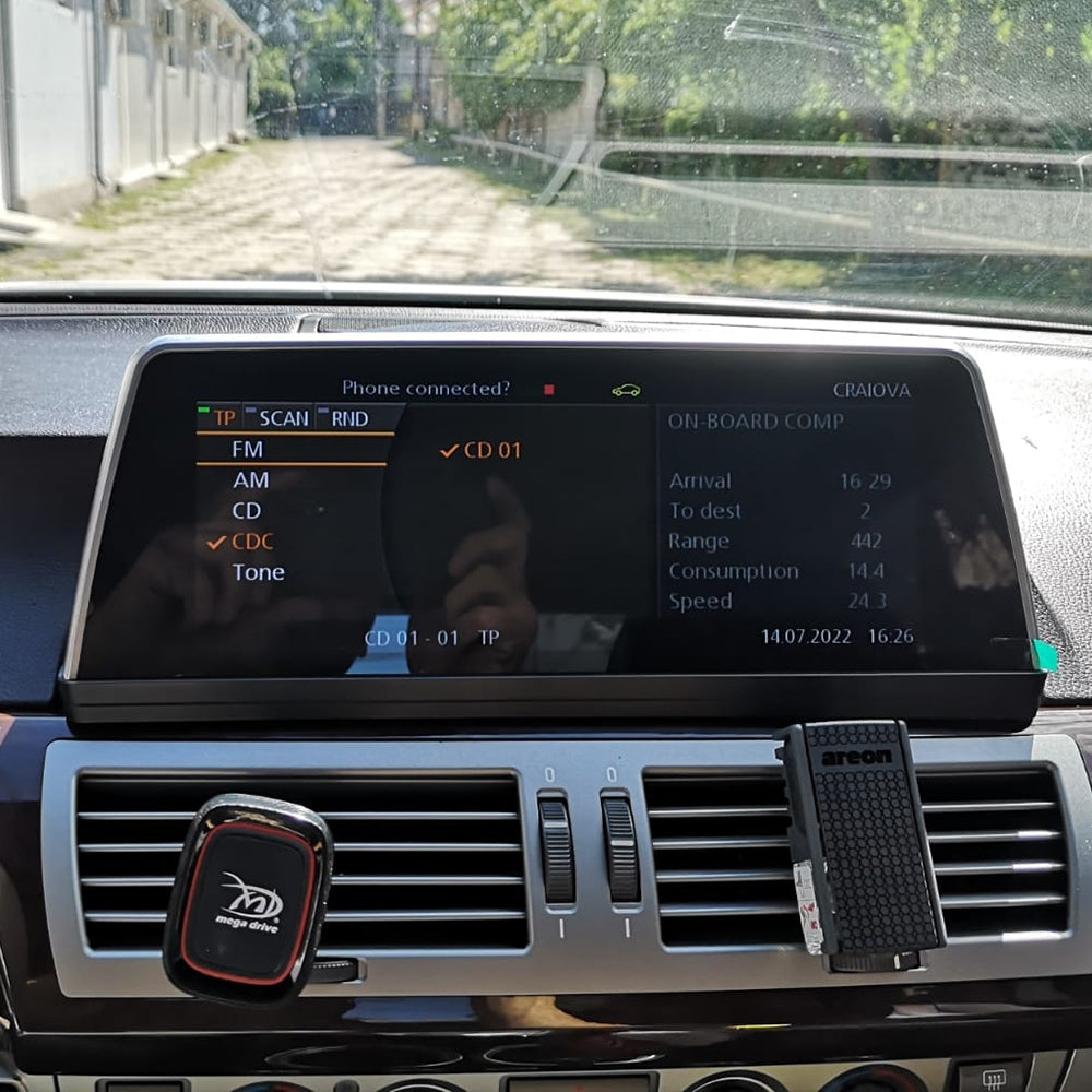 10.25'' Android 16 Screen BMW 7 series E65 E66 Navigation GPS support iDrive Carplay Android Auto Multimedia AutoRdio Stereo Radio Upgrade