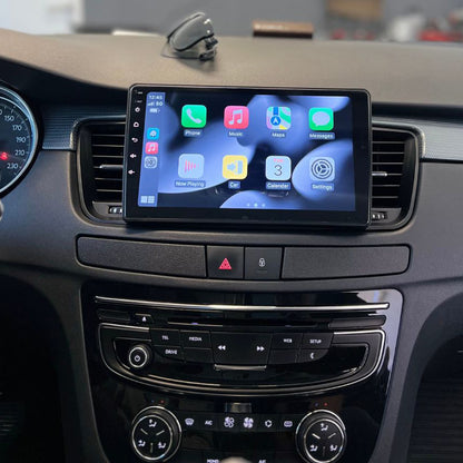 Android 16 Autoradio Car Navigation Stereo for Peugeot 508 2011-2018 MP5 Multimedia Player 9 Inch Carplay Android Auto Bluetooth 4G WiFi Steering Wheel Control FM AM RDS DSP Rear Camera