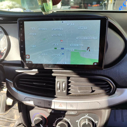 Android 16 Car Radio Stereo with 9" IPS Touch Screen for Fiat Egea 2015-2018 with 2 DIN Bluetooth RDS FM Video Receiver Multimedia Player Support SWC DSP USB