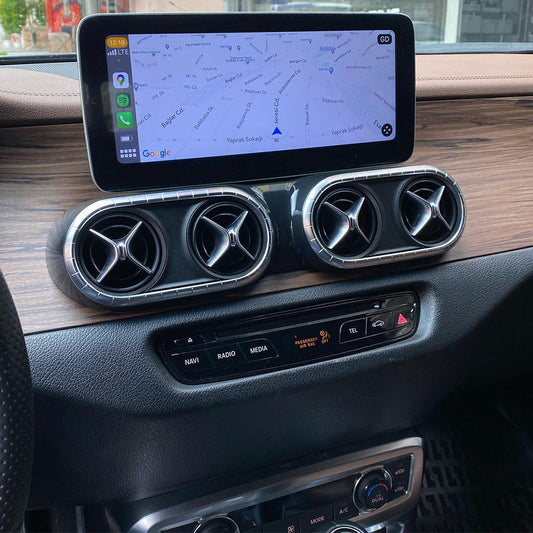 Qualcomm Snapdragon 10.25" Wireless Apple CarPlay Android Auto Car Multimedia Screen for Mercedes Benz C W205 V W447 GLC X253 X W470 NTG5.0/5.1 Head Unit