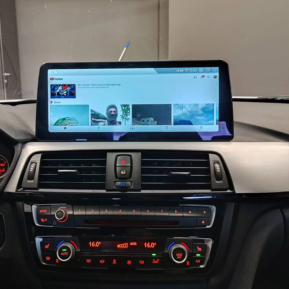Android Navigation Unit For BMW 3/4 Series F30 F31 F32 F33 F34 F36 NBT Carplay Android Auto 12.3 INCH Touch Screen Multimedia Display Upgrade