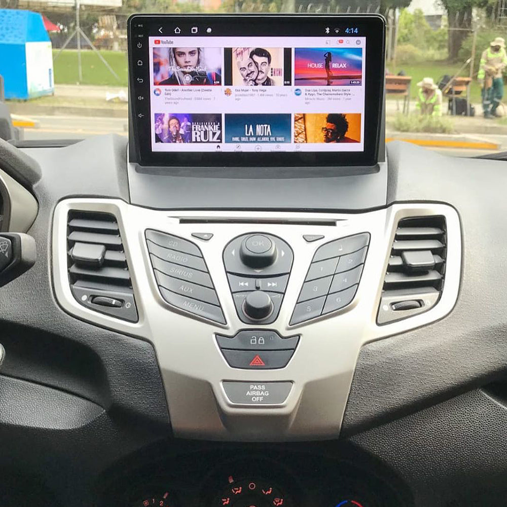 For Ford Fiesta 2009-2017 Android Car Stereo Head Unit  GPS Navigation 9 Inch Touch Screen MP5 Multimedia Player Radio CarPlay Android Auto