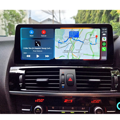 RHD 12.3" Qualcomm Android 16 Car Multimedia for BMW X3 F25 X4 F26 CIC NBT Auto Radio Stereo Video GPS CarPlay Screen 4G