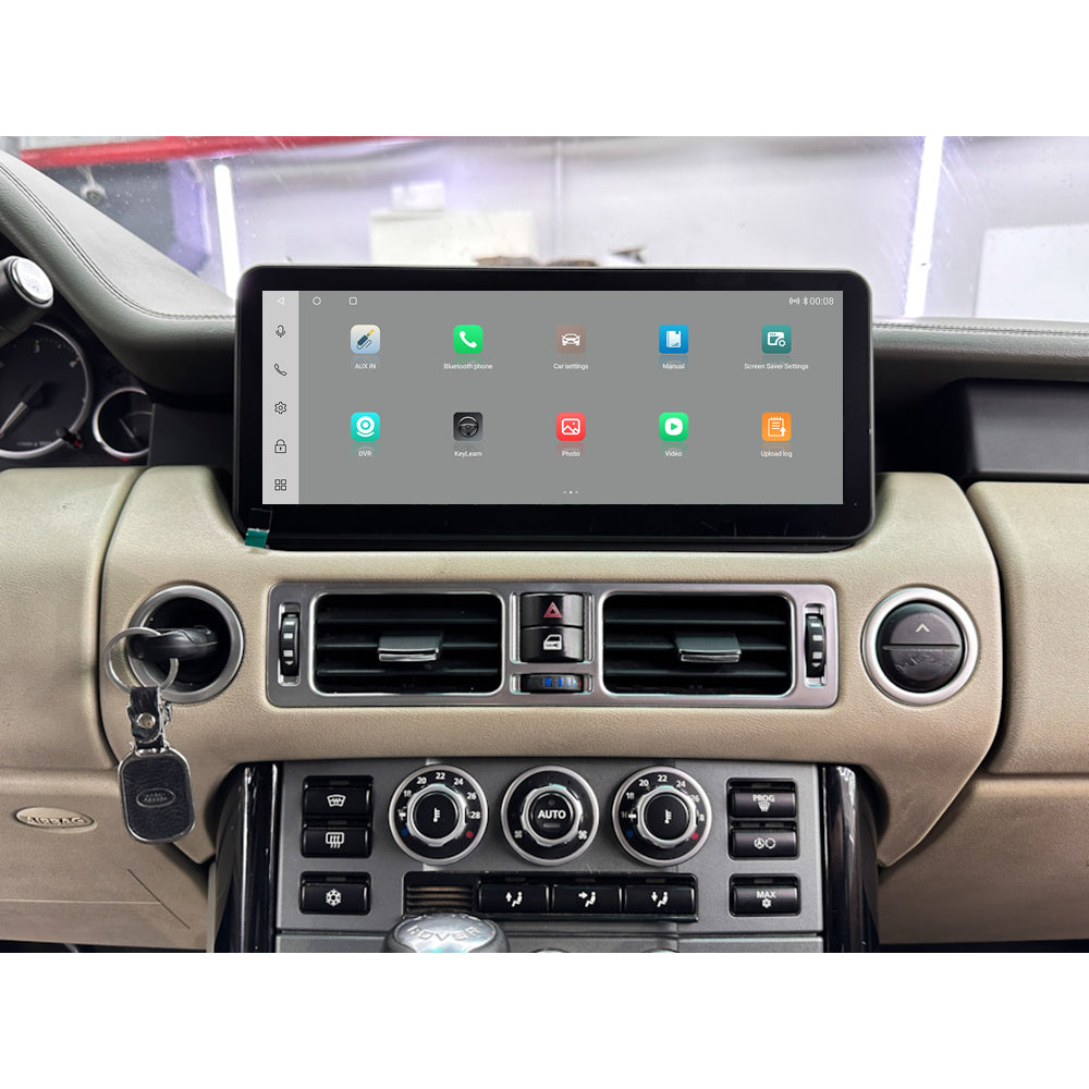 12.3" Android 16 Carplay For Land Range Rover V8 L322 L320 2005-2012 Car Radio Qled Screen Multimedia Video Player GPS Navigation
