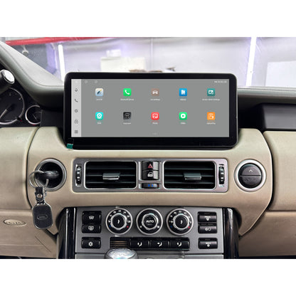 12.3" Android 16 Carplay For Land Range Rover V8 L322 L320 2005-2012 Car Radio Qled Screen Multimedia Video Player GPS Navigation