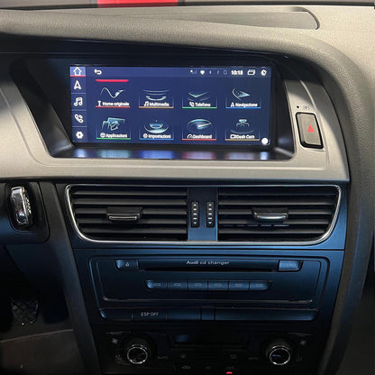 Android 16 CarPlay 8.8inch Touch Screen For Audi A4 B8 MMI 2G High 2008-2010 For Audi CD changer LVDS 22PIN Car Stereo Player Multimedia