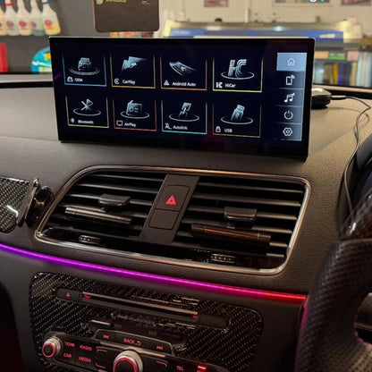 12.3" Linux Screen Multimedia For Audi Q3 2013-2018 Wireless CarPlay Android Auto Airplay Car Radio Player