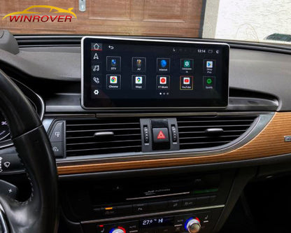 Winrover Android 13 Android Auto/Auto CarPlay for Audi A6 (C7) A7(C7)  2012-2018 MMI stereo GPS autoradio Radio odtwarzacz multimedialny samochodowy google WIFI 4G DSP