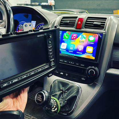 Android 16 Car Radio for Honda CRV 2006-2011 Touch Screen Stereo with Carplay Android Auto Bluetooth WiFi GPS Navigation FM Radio Multimedia Player Head Units Split Screen WiFi SWC