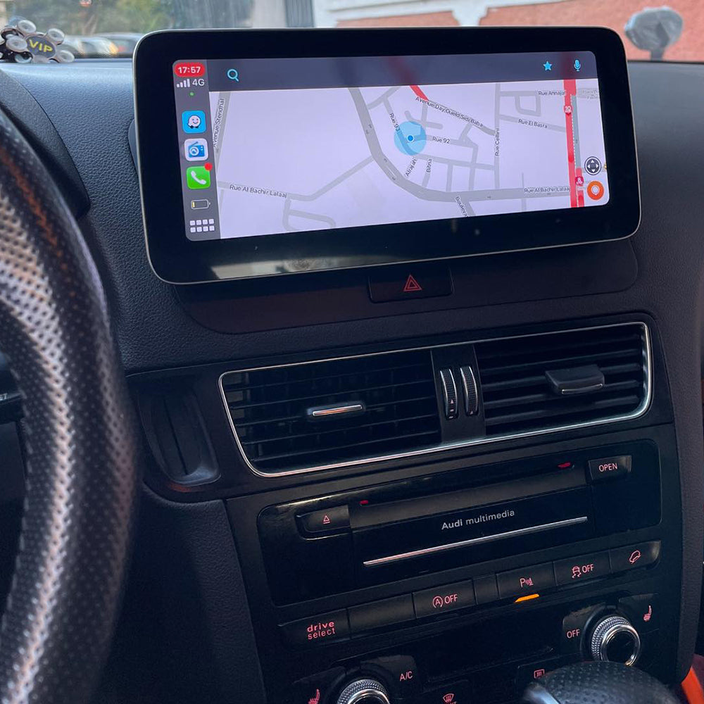 Autoradio GPS For Audi Q5 SQ5 2008-2017 Multimedia 10.25 inch TOUCHSCREEN Android GPS Navigation CarPlay + BUILT-IN WIRELESS CARPLAY & ANDROID AUTO