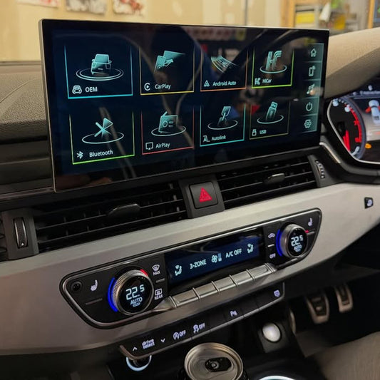 12.3'' Touch Display Multimedia Player Andriod Auto Link For Audi A4 S4 B9 A5 S5 2016-2019 GPS Carplay Screen Car Play