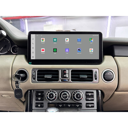 12.3" Android 16 Carplay For Land Range Rover V8 L322 L320 2005-2012 Car Radio Qled Screen Multimedia Video Player GPS Navigation