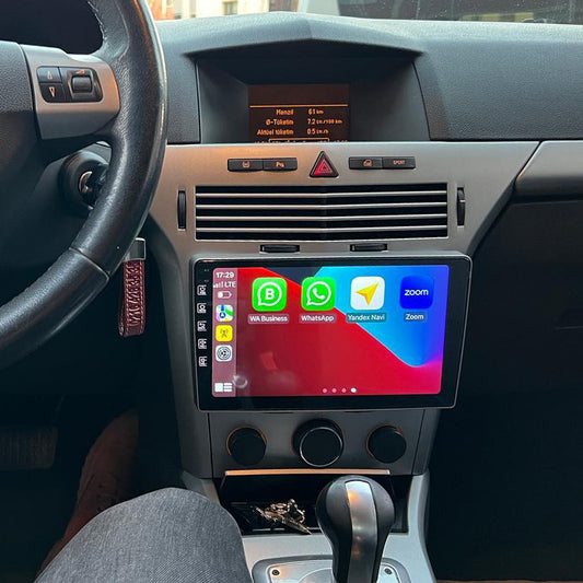 For Opel Astra H 04-14 GPS Navigation Car Multimedia Player Android 16 Stereo Sat Nav Radio 9''Head Unit Receiver Support SWC Carplay Bluetooth Android Auto Reverse Camera+Backup Camera