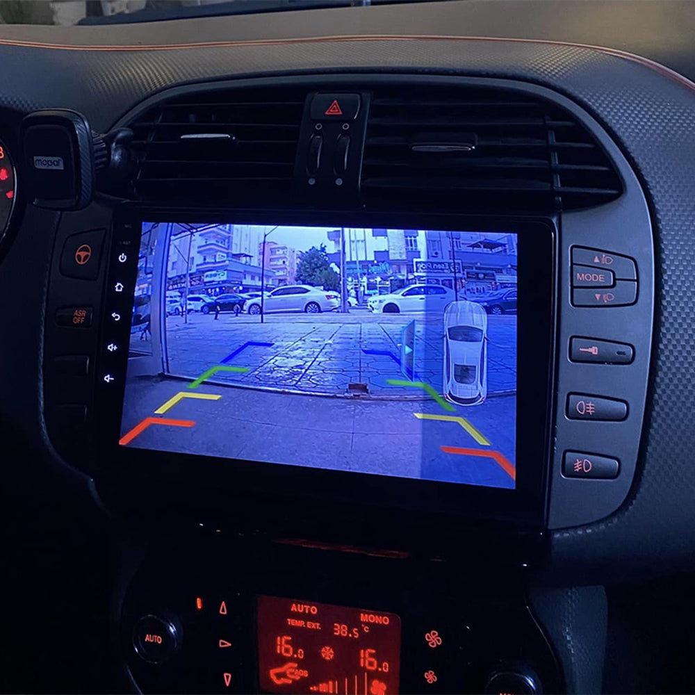 9 Inch Android 16 Car Stereo for Fiat Bravo 2007-2012 Support GPS Sat Nav Bluetooth A2DP Wifi 4G DAB + RDS WiFi FM AM Radio Carplay  Android Auto GPS Navigation SWC Bluetooth