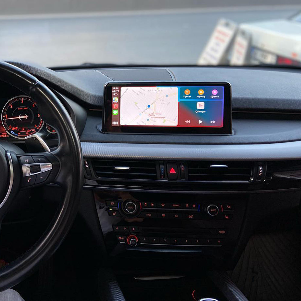 For BMW X5 / X6 F15 / F16 (2014 – 2019) OEM-FIT 10.25″ HD Touch-Screen Android Navigation System GPS BT Wifi CarPlay Android Auto