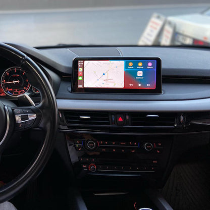 For BMW X5 / X6 F15 / F16 (2014 – 2019) OEM-FIT 10.25″ HD Touch-Screen Android Navigation System GPS BT Wifi CarPlay Android Auto