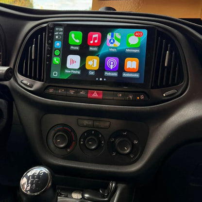 Android 16 Car Stereo Radio With Apple Carplay For Fiat Doblo 2015-2019 Plug And Play Backup Camera Automatic Bluetooth USB SWC