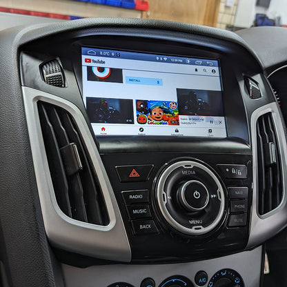 Android Auto Radio Carplay Ford Focus 3 MK3 2011-2019 9-Inch Touch Screen Car Stereo Bluetooth 5.0 GPS Navi for Car Multimedia Player