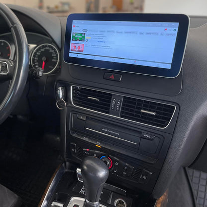 Autoradio GPS For Audi Q5 SQ5 2008-2017 Multimedia 10.25 inch TOUCHSCREEN Android GPS Navigation CarPlay + BUILT-IN WIRELESS CARPLAY & ANDROID AUTO